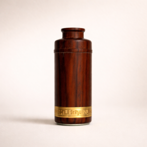 Starter Kit*: Red Palisander Wood Pipe with Gold Ring Smooth