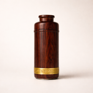 Starter Kit*: Red Palisander Wood Pipe with Gold Ring