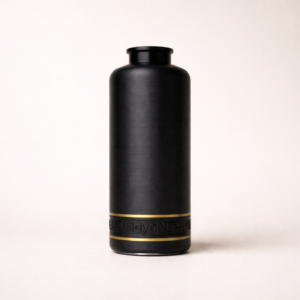 Starter Kit*: Carbon Pipe with Black Ring Engraved and Gold Lines