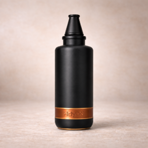 HdyoN Pipe with Bronze Ring Smooth and Gold Lines
