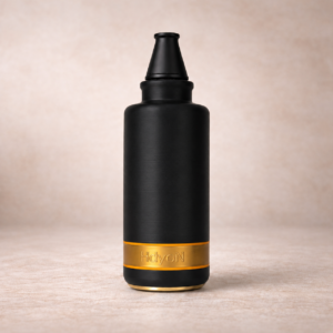 HdyoN Pipe with Gold Ring Smooth and Orange Lines